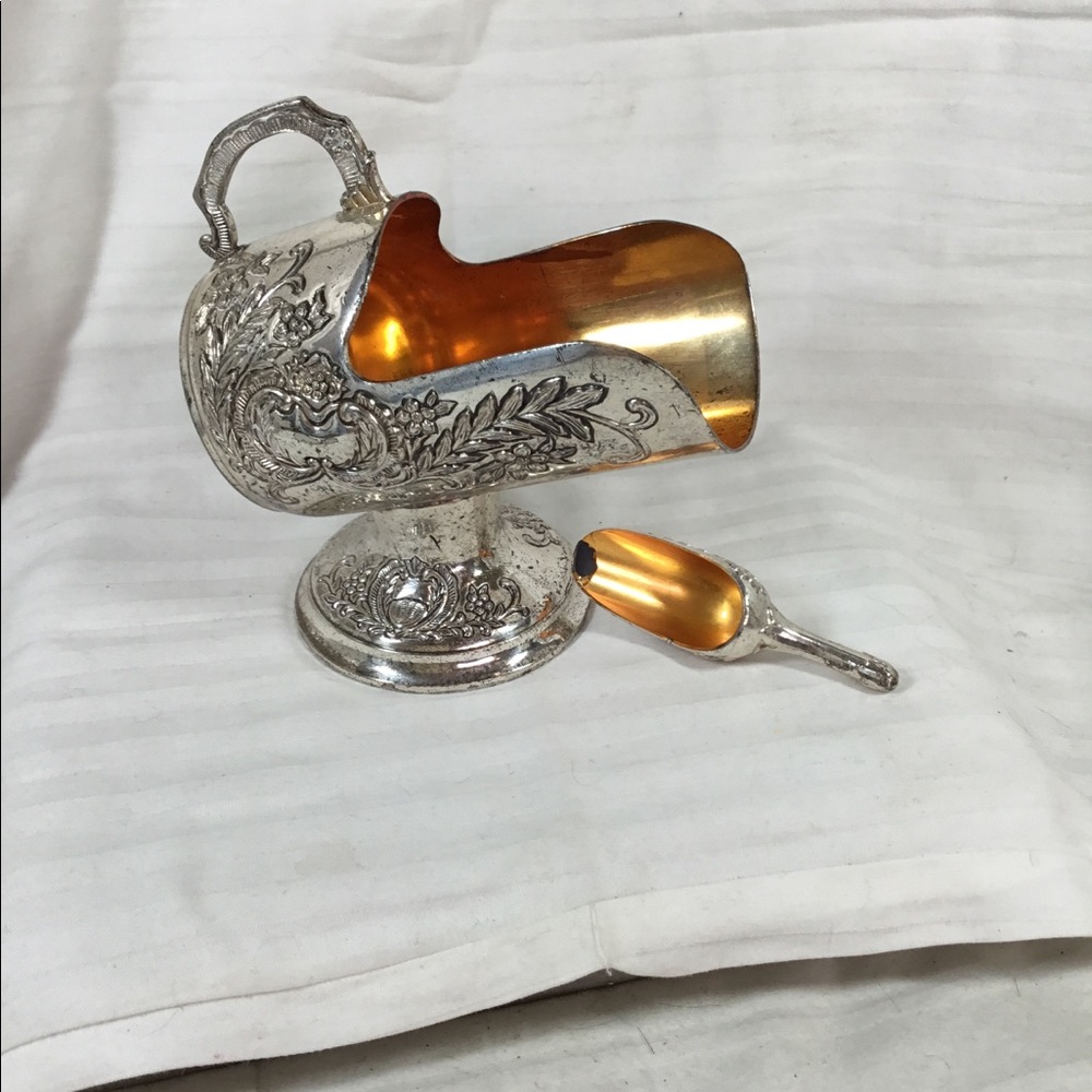 Vintage sugar scuttle